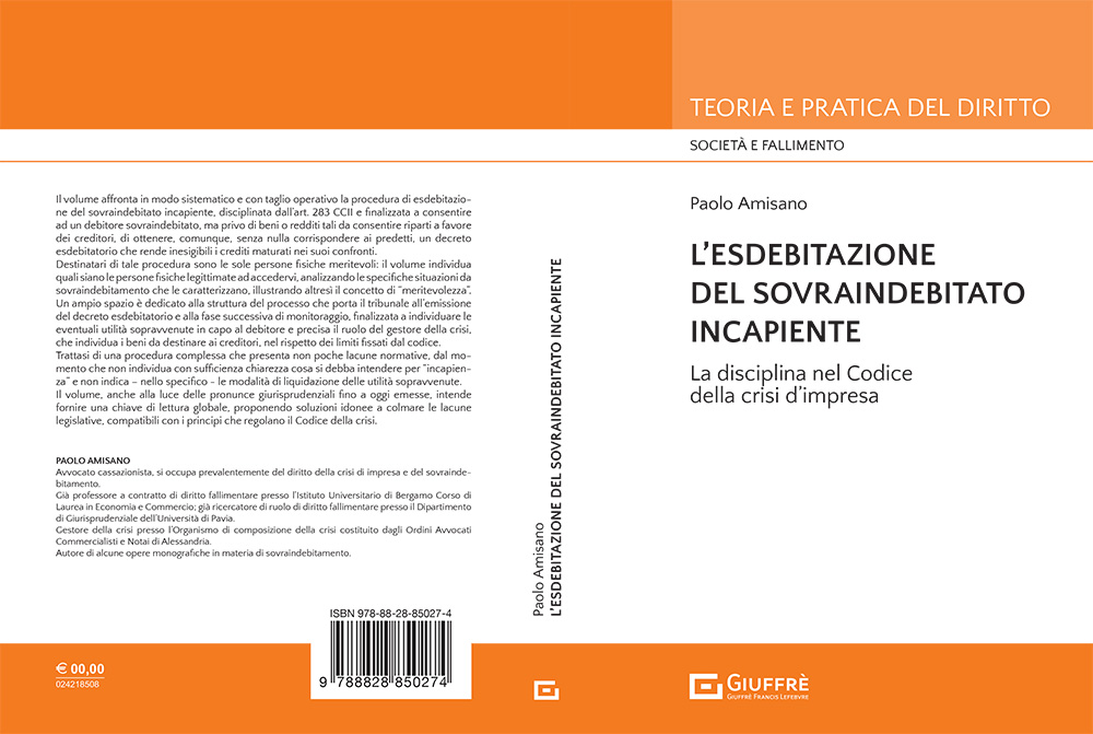 L’ESDEBITAZIONE DEL SOVRAINDEBITATO INCAPIENTE