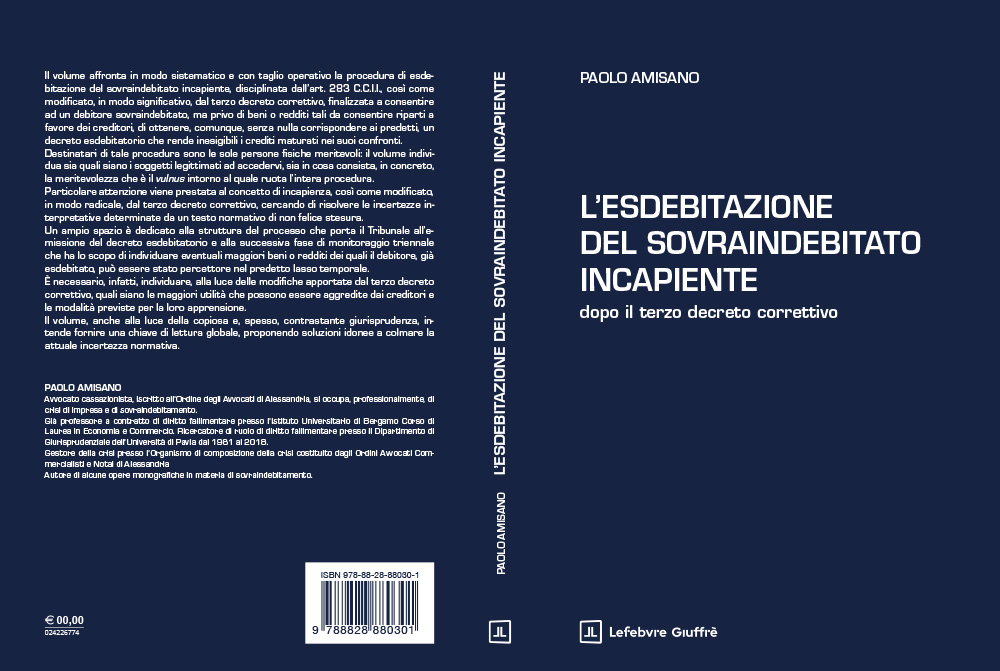 L'ESDEBITAZIONE DEL SOVRAINDEBITATO INCAPIENTE